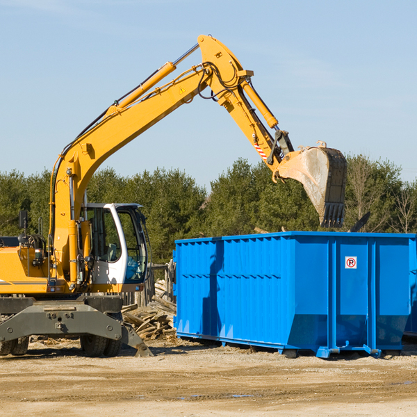 what size residential dumpster rentals are available in West Burlington Iowa